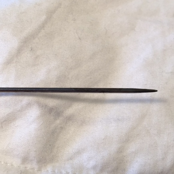 Antique rhinestone 8” hat pin - Picture 5 of 8